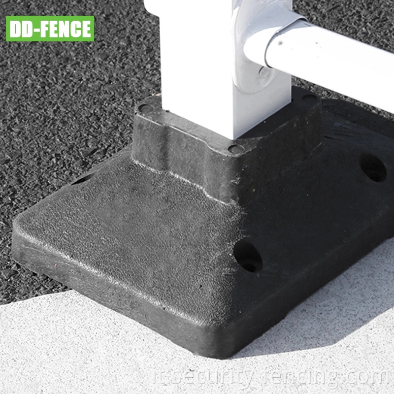 Recinzione pedonale in acciaio di protezione pedonale in metallo